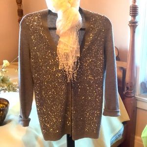 Bedazzled Gray Cardigan